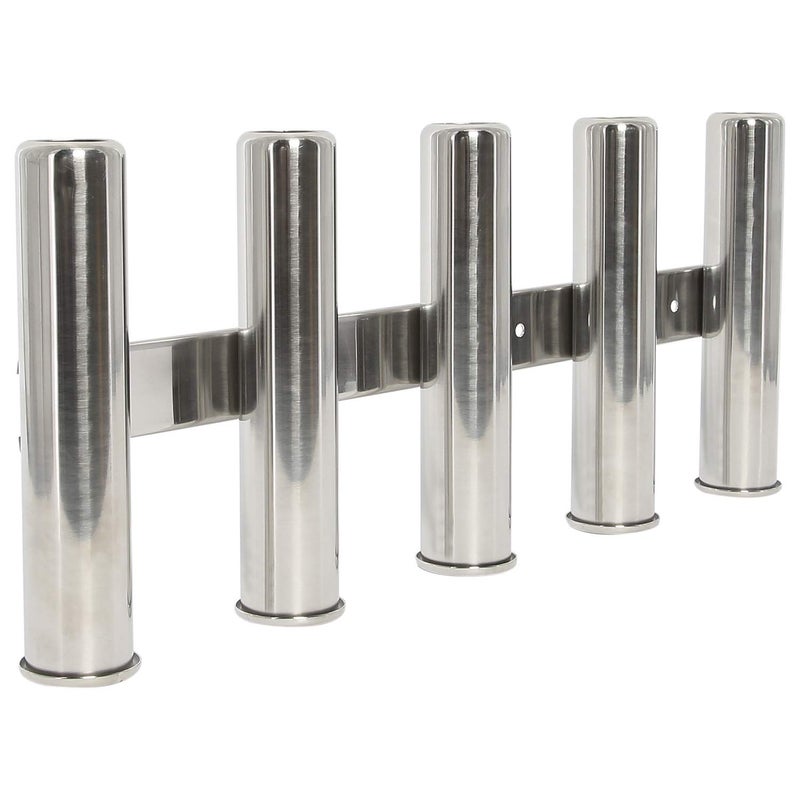 NovelBee 5 Tubes 316 Stainless Steel Fishing Rod Holder for Boats Yacht - Image 1